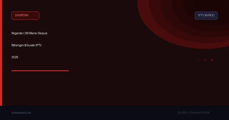 Regarder 2M Maroc Depuis l'Étranger – Guide IPTV 2026