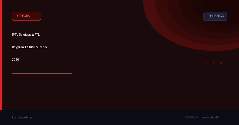 IPTV Belgique – RTL Belgium, La Une, VTM en 2026