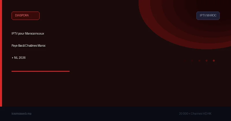 IPTV pour Marocains aux Pays-Bas – Chaînes Maroc + NL 2026