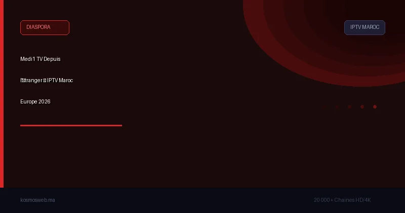 Medi1 TV Depuis l'Étranger – IPTV Maroc Europe 2026